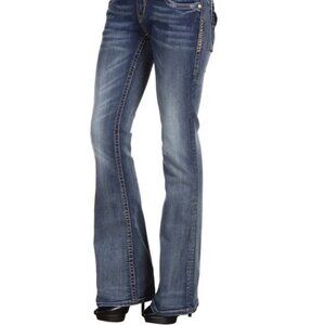 Rock Revival Holly Boot Cut Denim Jeans Sz 27